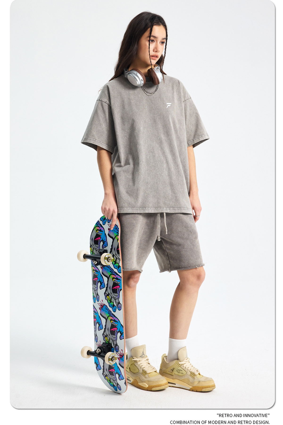 Core Ease – Oversized Unisex Set Light Gray