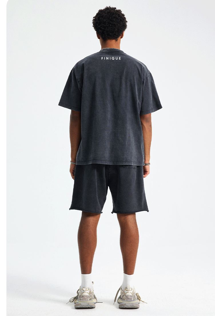 Core Ease – Oversized Unisex Set Dark Gray - Image 3