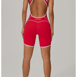 Empower Seamless One-Piece – Orange Contrast Edition