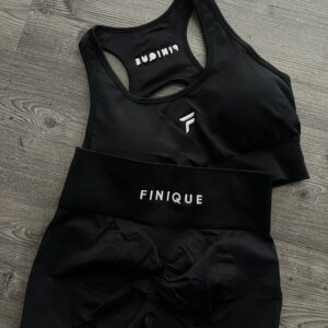 Flex Sculpt – Short Open Back Set Black